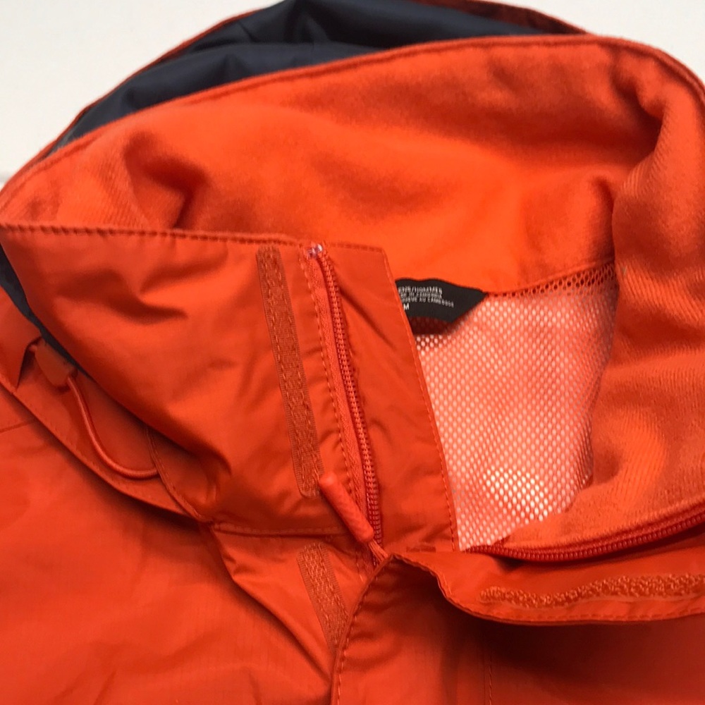 🆕 NORTH FACE Men’s Orange Waterproof Hiking Coat - Picture 4 of 6
